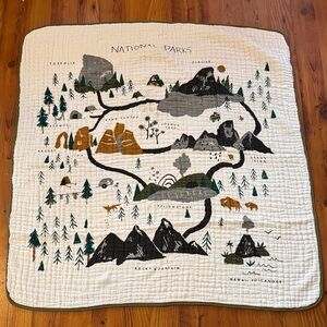 Clementine Kids National Parks Themed Quilted Blanket
